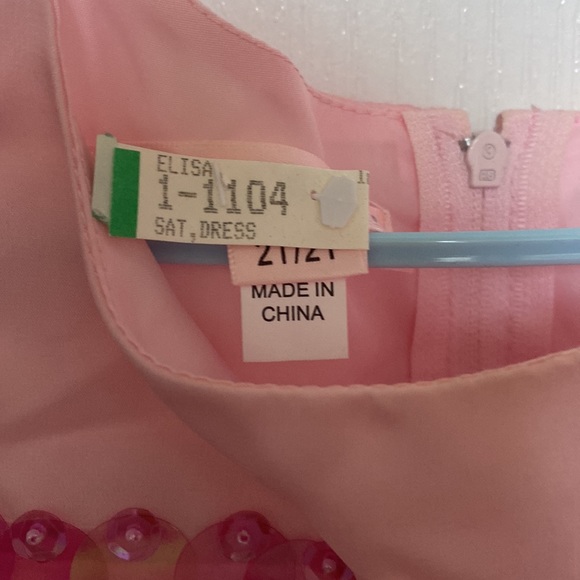 BISCOTTI Collezioni Toddler Girls Formal Pink Dress - Picture 5 of 6